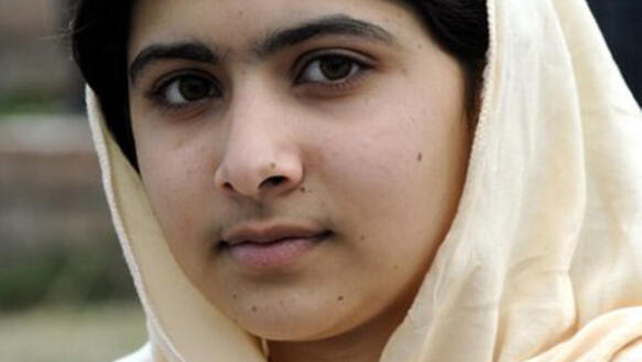 Die 14-jährige Menschenrechtsaktivistin Malala Yousufzai