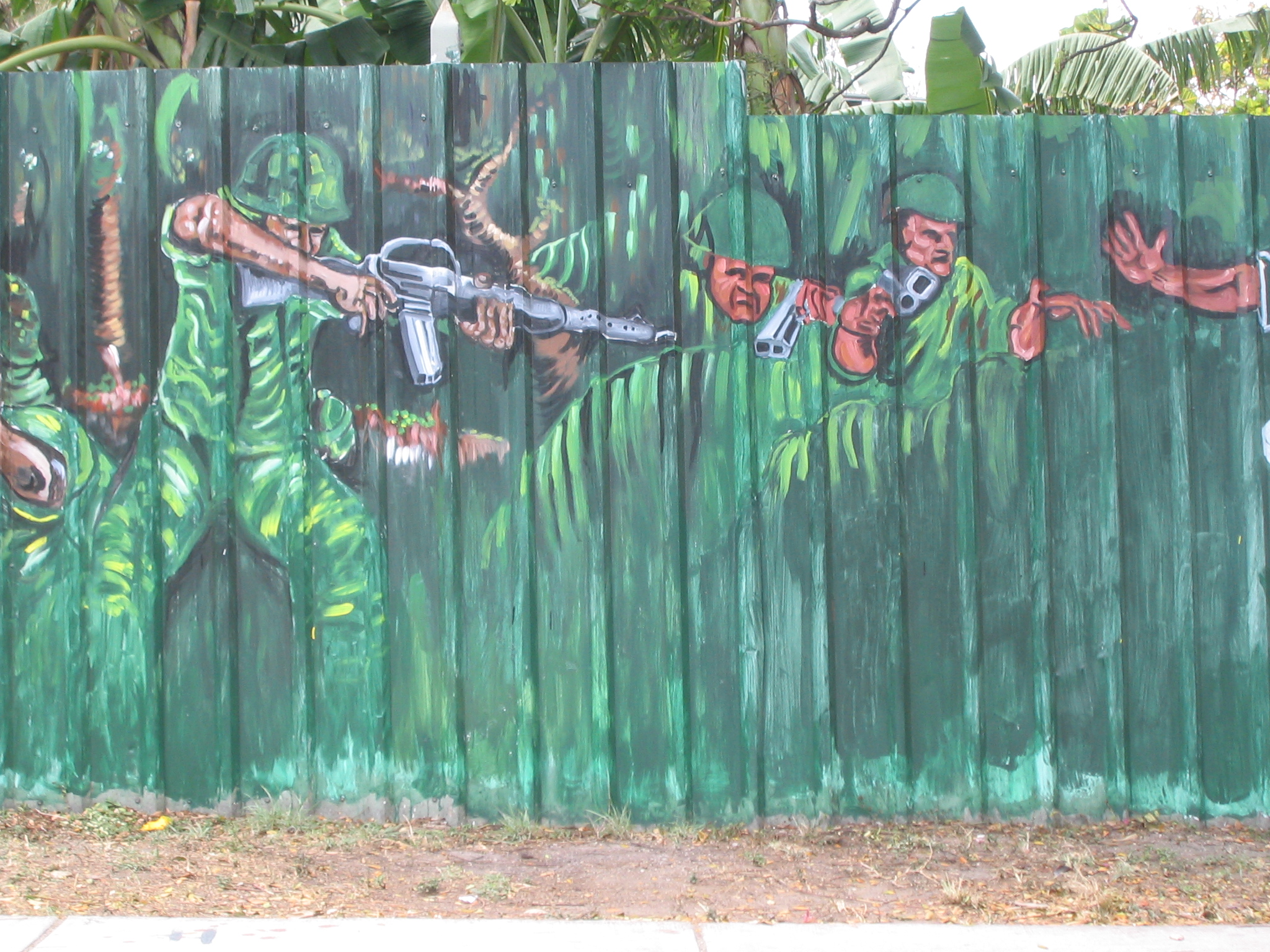 Wandgemälde in Port Moresby, Papua-Neuguinea