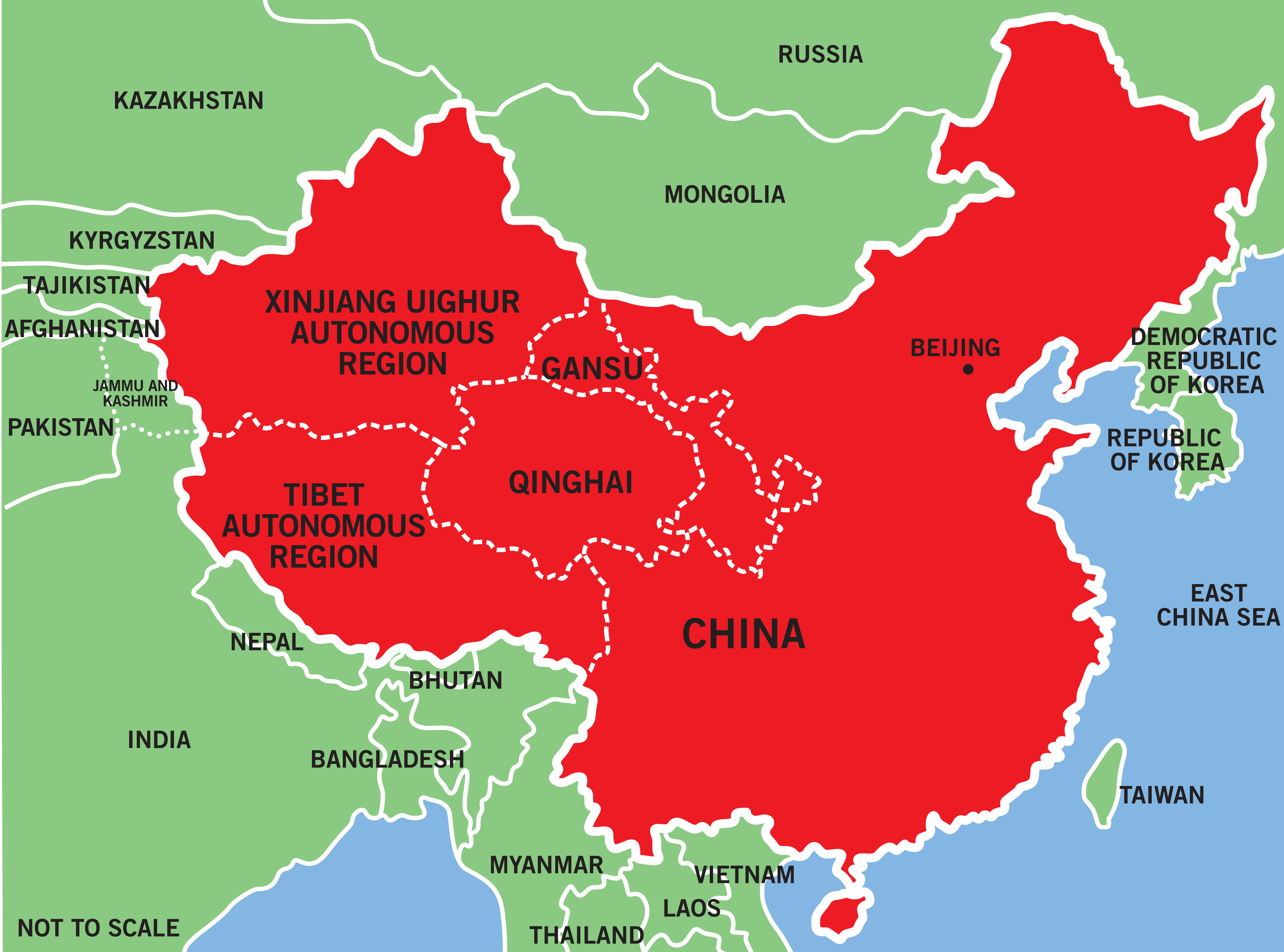 Karte von China