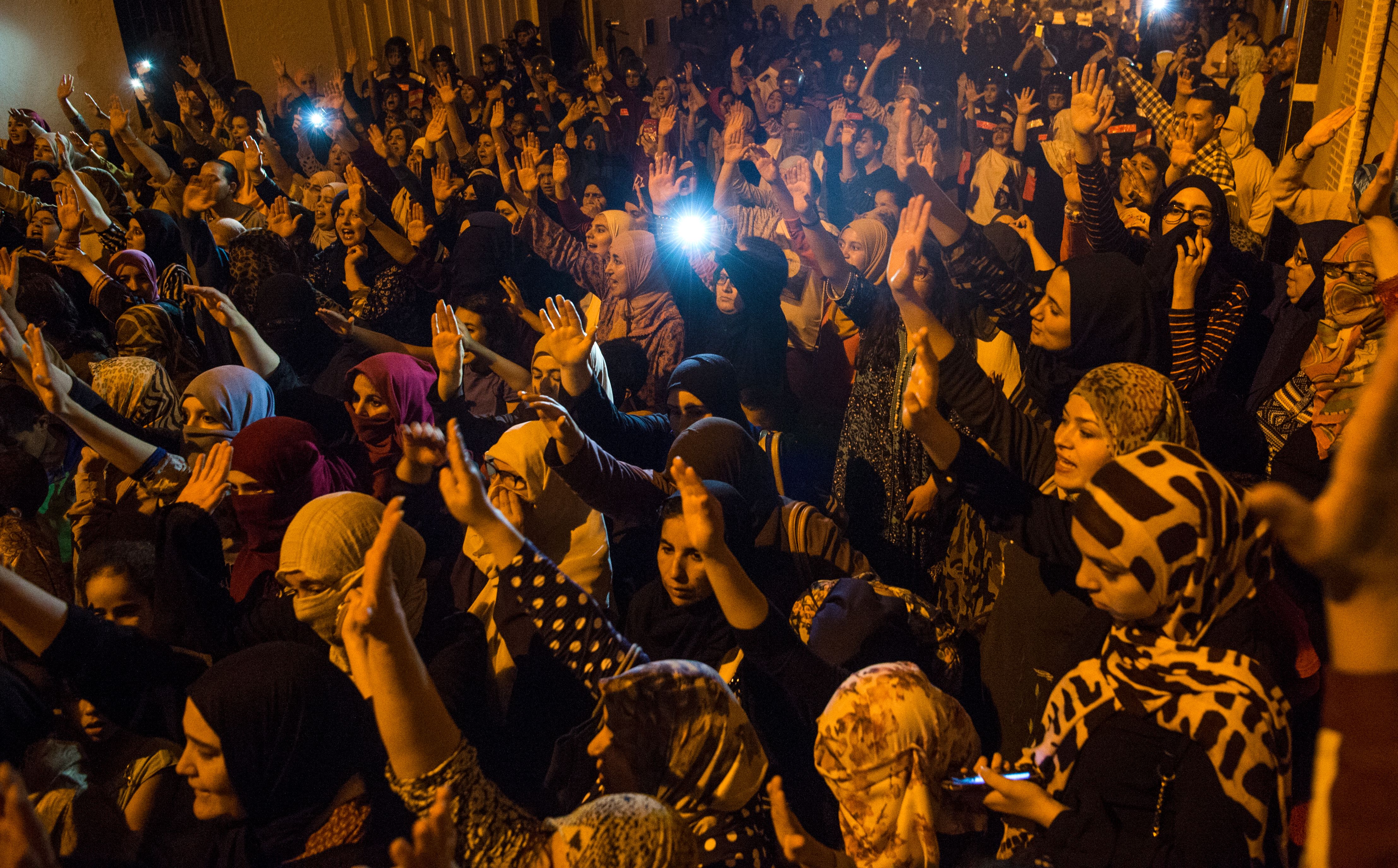 Hirak-Proteste in Hoceima, Marokko, 11. Juni 2017 