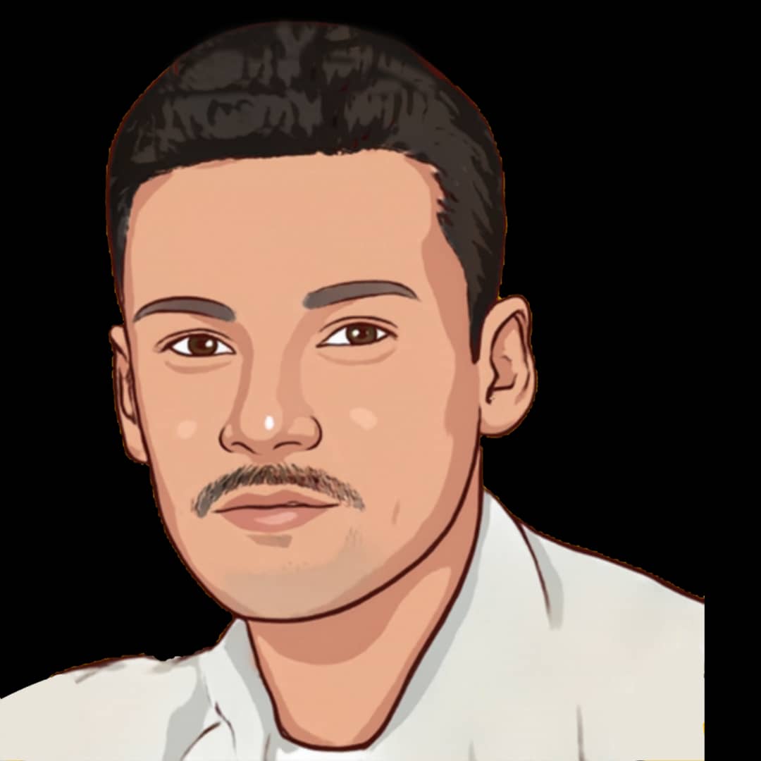 Das Bild zeigt die Illustration eine Mannes