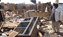 Waruku-Siedlung nach der Zwangsräumung, Nairobi
