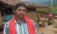 Sanna Sikaka, Sprecher der indigenen Dongria Kondh, Orissa 2009
