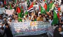 Protest gegen die Änderung des pakistanischen Blasphemiegesetzes, Dezember 2010