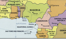 Lage von Äquatorialguinea