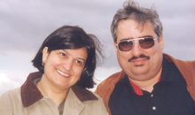Ebrahim Sharif mit seiner Frau