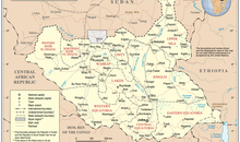 Karte Südsudan