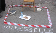 Aktion zum Tag gegen die Todesstrafe am 10.10.2012