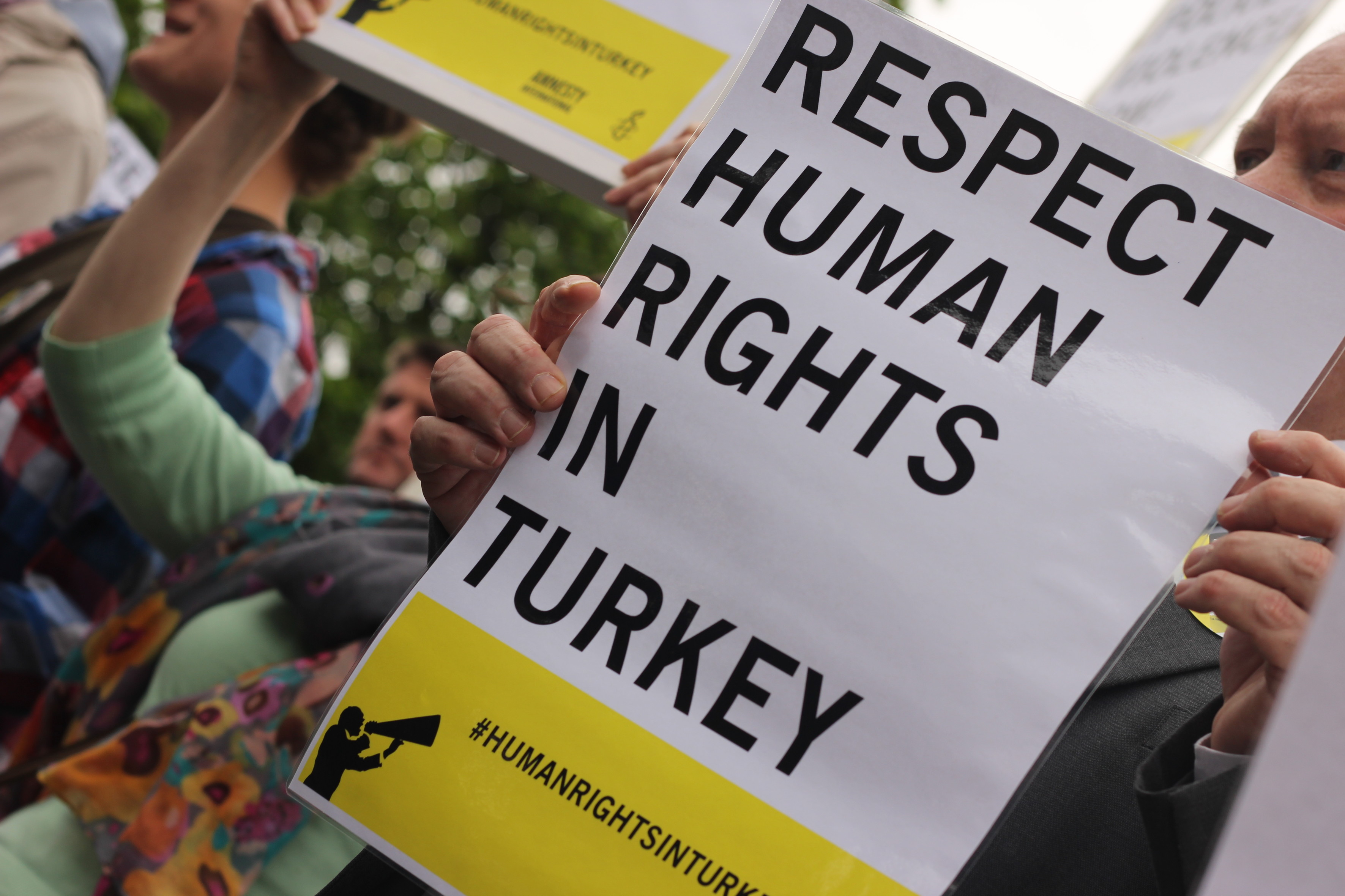 Freiheit für Ahmet Nesin, Şebnem Korur Fincancı und Erol Önderoğlu