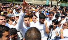 Oppositionsführer Leopoldo López bei einer Kundgebung am 18. Februar 2014