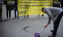 Tag des Verschwindenlassens: Aktion in Berlin