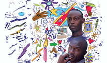 Fred Bauma und Yves Makwambala