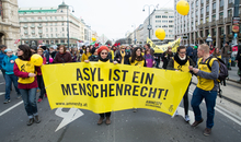 Demonstration in Wien