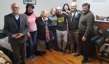 Fadi Mansour mit seiner Familie in Australien 