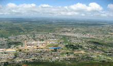 Blick auf Lubango, Angola 2007