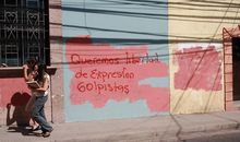 "Putschisten, wie wollen Meinungsfreiheit!" Tegucigalpa, November 2009