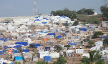 Provisorisches Camp in Delmas, Port-au-Prince 2010