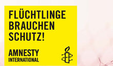 Faltblatt: Flüchtlinge brauchen Schutz