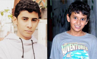 Porträtfotos von Jehad Sadeq Aziz Salman und Ebrahim Ahmed Radi al-Moqdad 