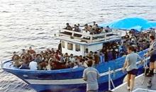Flüchtlinge in Lampedusa