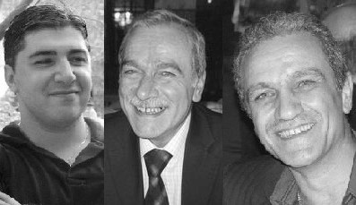 Maher Tahan, Abd al-Aziz al-Khayyir, Iyad Ayash (von links)