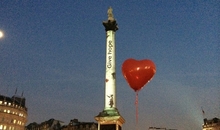 Crisis Action: "With Syria"-Aktion in London, März 2014