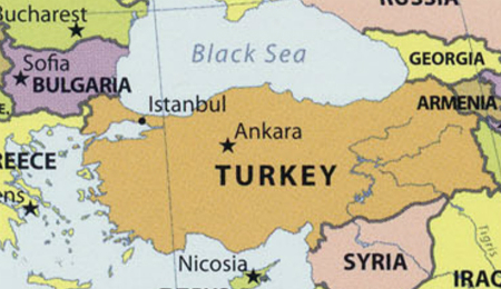 Landkarte Türkei