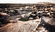 Blick über Ciudad Juárez, Mexiko.