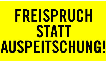 Freispruch statt Auspeitschung!