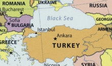 Landkarte Türkei