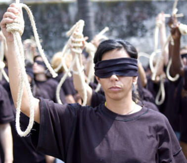 Amnesty-Aktion gegen die Todesstrafe