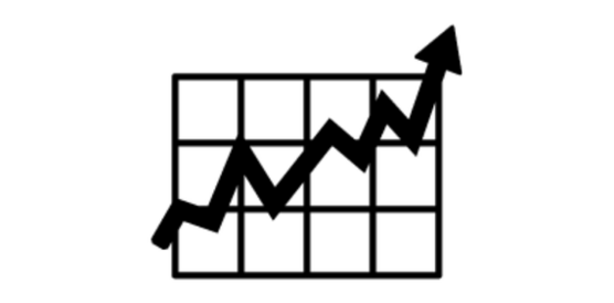 Symbol Diagramm – steht für Tätigkeitsbericht und Finanzen