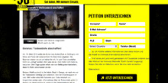 Mehr als 13.900 UnterstützerInnen haben allein bei der deutschen Online-Aktion die Petition unterschrieben