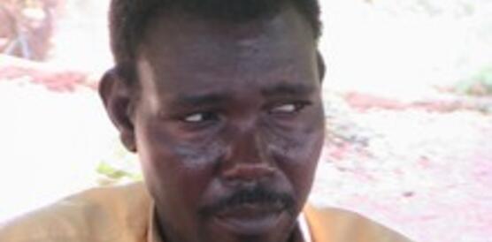 Daniel Dezoumbe Passalet, Vorsitzender der Organisation "Menschenrechte ohne Grenzen" 