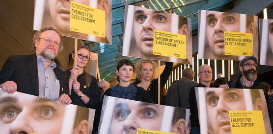Berlinale: Protestaktion für inhaftierten Regisseur Oleg Sentsov