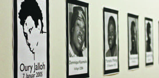 Oury Jalloh und weitere Opfer polizeilicher Gewalt.