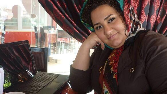 Die iranische Menschenrechtsverteidigerin Atena Daemi 