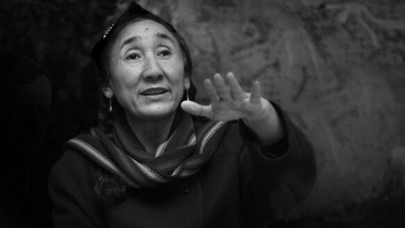 Die uigurische Aktivistin Rebiya Kadeer