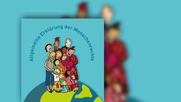 Cover "Allgemeine Erklärung der Menschenrechte für Kinder"