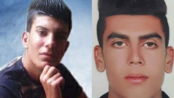 Porträtfotos zweier männlicher Jugendlicher