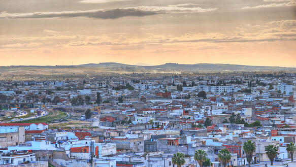 Blick über Tunis