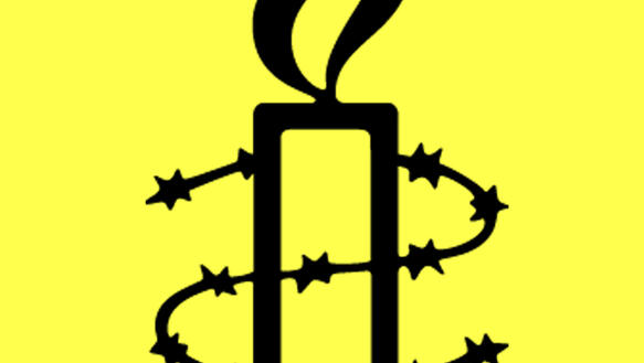 Illustration einer schwarzen Kerze auf gelbem Hintergrund