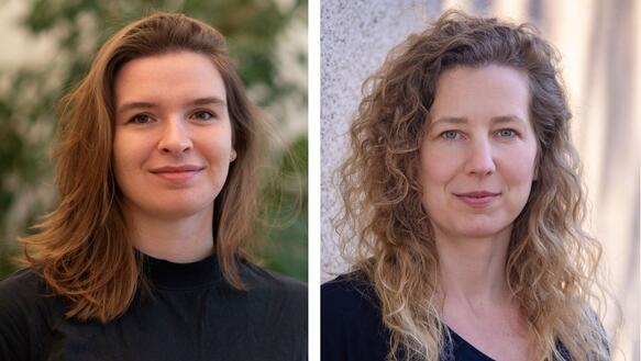 Porträtfoto-Collage Lea Meister und Lena Erchen