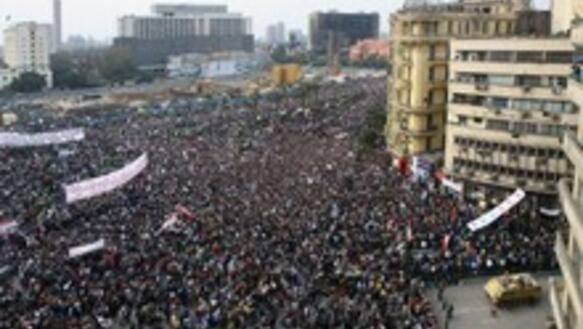 Tahrir-Platz in Kairo, 1. Februar 2011