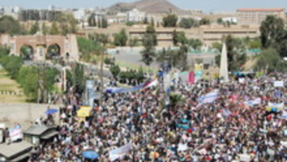 Proteste in Sana'a, Jemen, Februar 2011