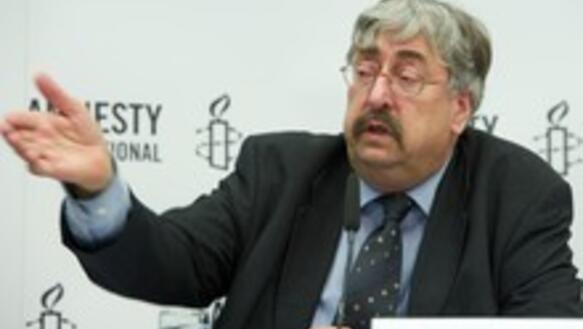 Der Generalsekretär der deutschen Amnesty-Sektion: Wolfgang Grenz