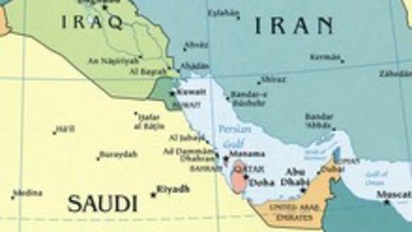 Karte des Mittleren Ostens