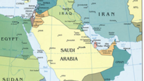 Karte Saudi-Arabien