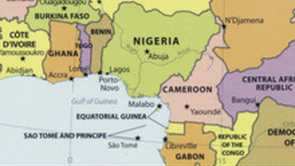 Lage von Äquatorialguinea