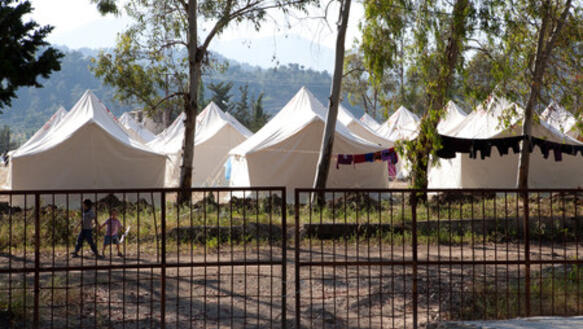 Camp in der Provinz Hatay für syrische Flüchtlinge